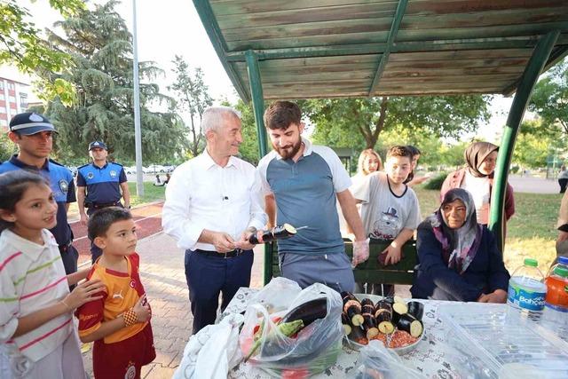 Tahmazoğlu, kamera ve dron destekli park denetimine katıldı 5