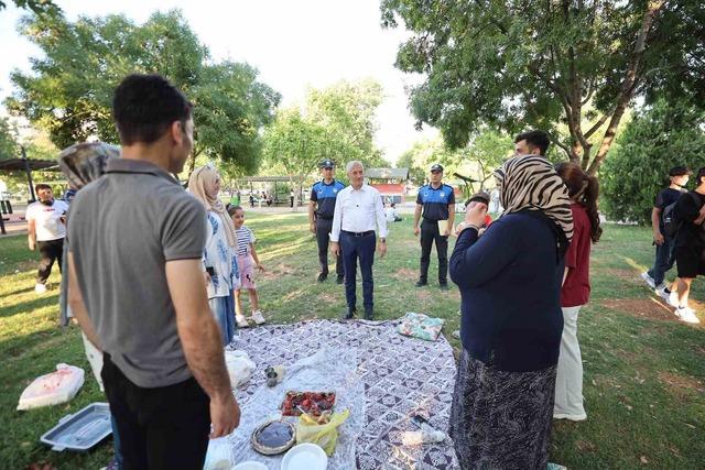 Tahmazoğlu, kamera ve dron destekli park denetimine katıldı 2