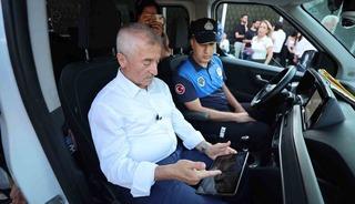Tahmazoğlu, kamera ve dron destekli park denetimine katıldı