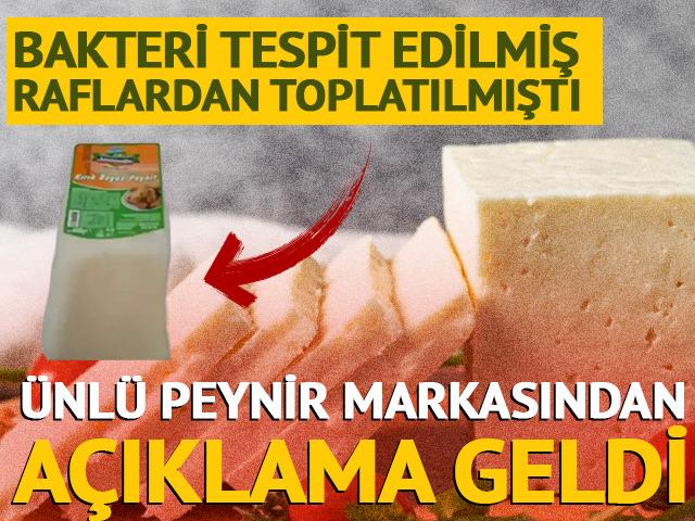 Beyaz peynirinde &ouml;l&uuml;mc&uuml;l bakteri tespit edilen Tahsildaroğlu'ndan a&ccedil;ıklama