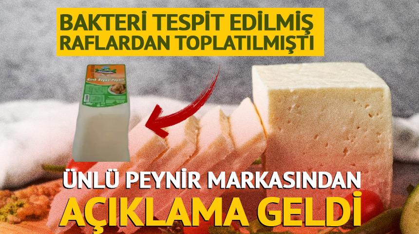Beyaz peynirinde ölümcül bakteri tespit edilen Tahsildaroğlu'ndan açıklama