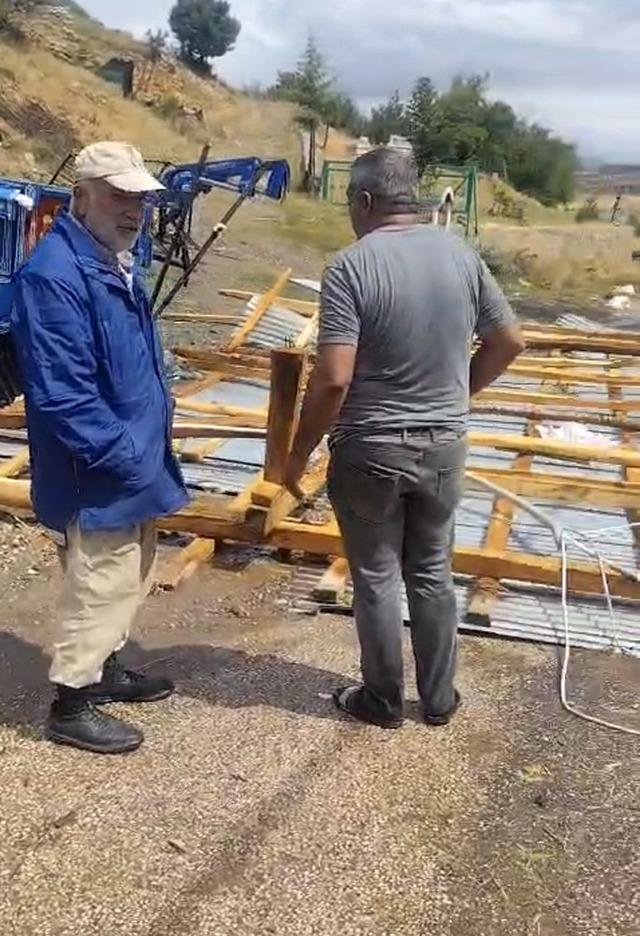 Tokat&rsquo;ta fırtına ve sağanak hayatı olumsuz etkiledi 2