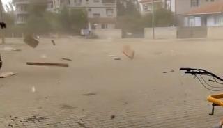 Tokat&rsquo;ta fırtına ve sağanak hayatı olumsuz etkiledi