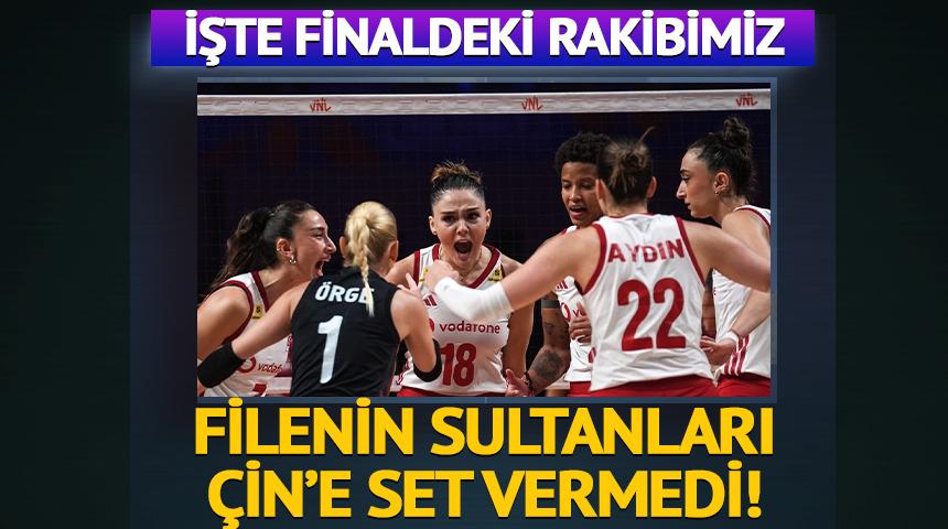 Filenin Sultanları, Çin'e set vermedi finale yükseldi!