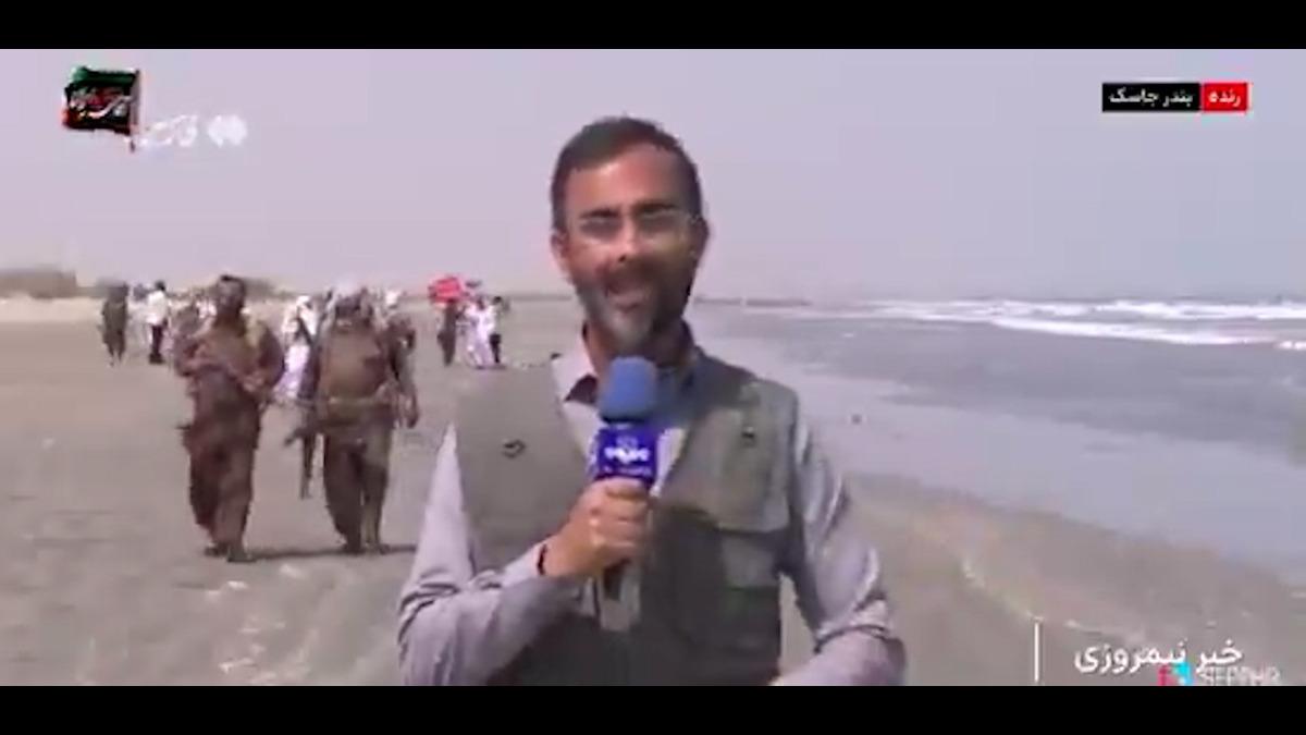 ABD nin olası kara saldırısına karşı harekete ge&ccedil;tiler! İran da halk ellerde silah sahilde devriye atıyorlar 2