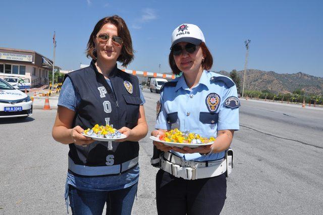 Aydın emniyetinden şekerli bayram denetimi