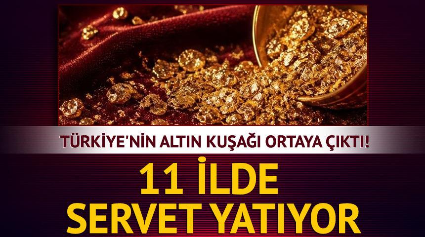Türkiye'nin altın kuşağı ortaya çıktı! 11 ilde servet yatıyor
