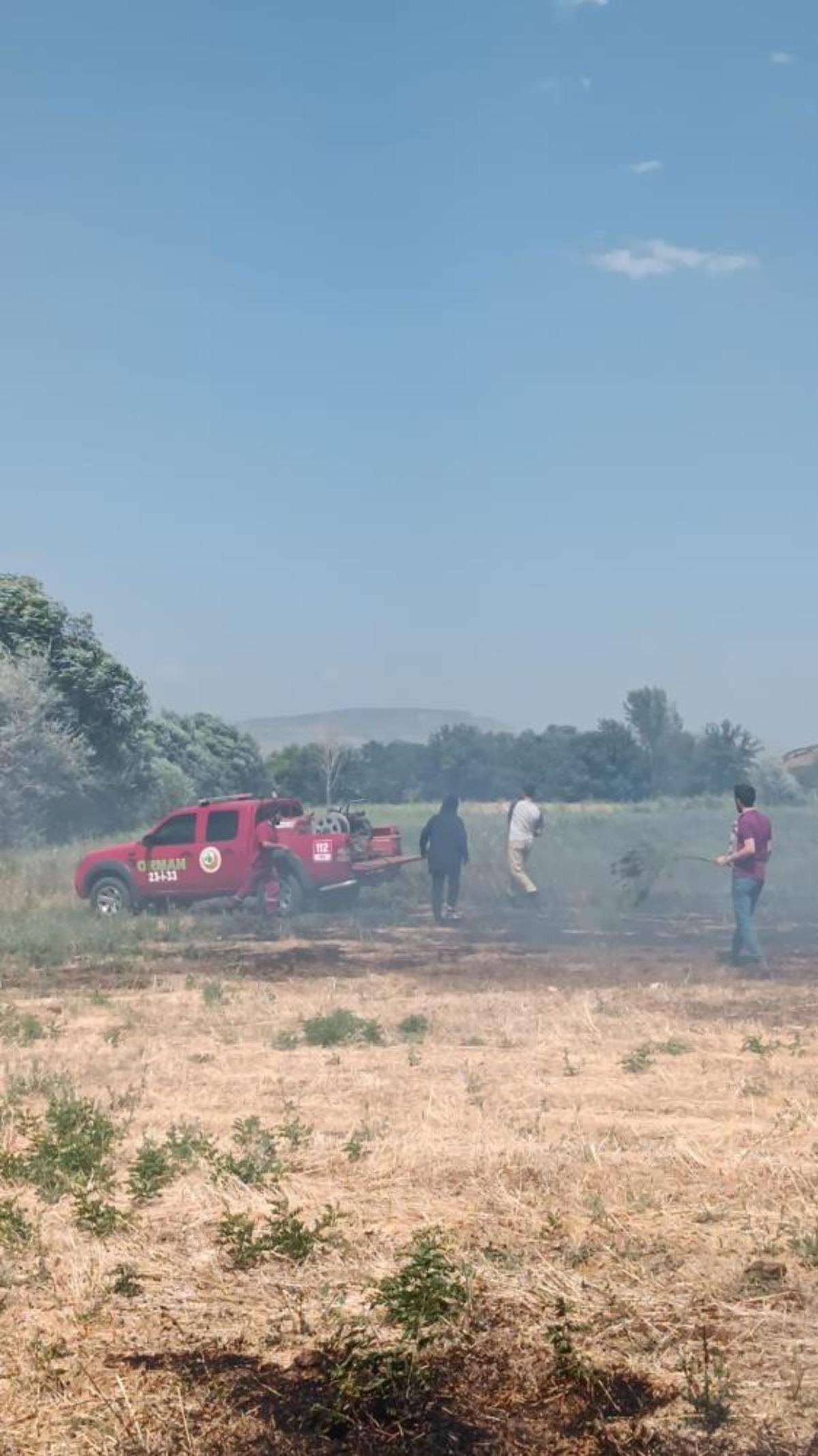 Bingöl de 5 ayrı noktada çıkan yangınlar söndürüldü 1