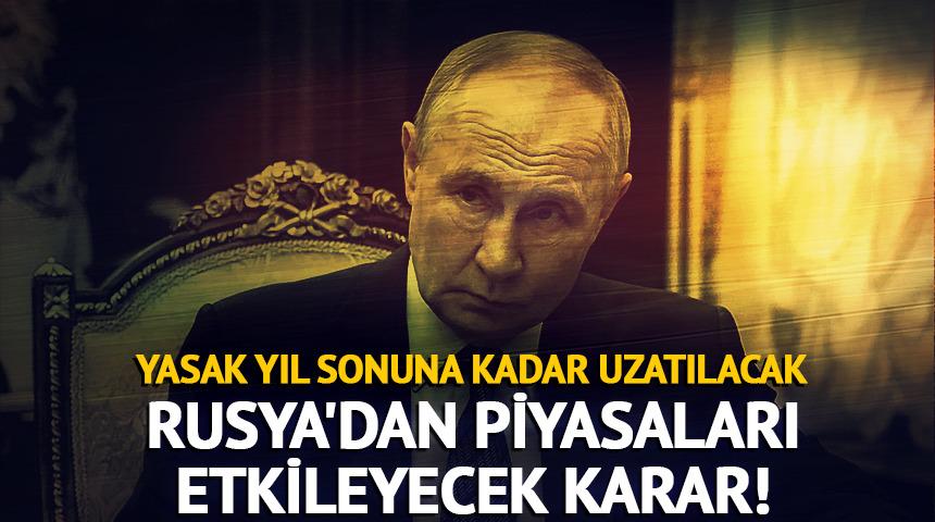 Rusya'da benzin ihracatı yasağının süresi yıl sonuna kadar uzatılacak
