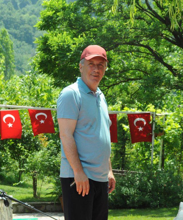 Muharrem İnce, günü köyünde dinlenerek geçiriyor