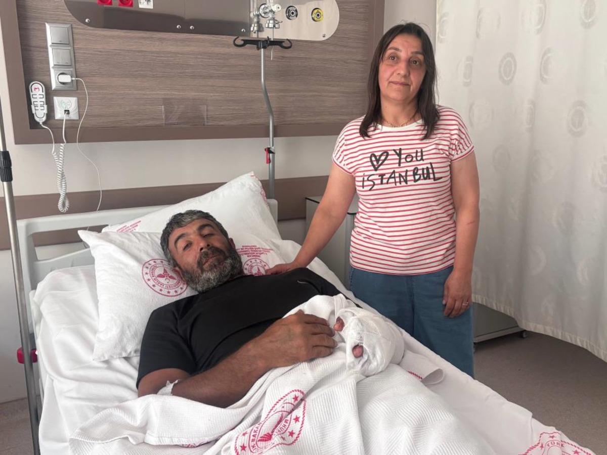 Ayı saldırısından yaralı kurtulan &ccedil;ift&ccedil;i yaşadıklarını anlattı: "K&uuml;rek olmasaydı sonum ne olurdu bilemedim" 2