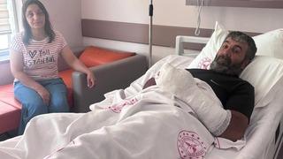 Ayı saldırısından yaralı kurtulan çiftçi yaşadıklarını anlattı: Kürek olmasaydı sonum ne olurdu bilemedim