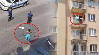 Yarı çıplak sokağa çıkan kadın mahalleyi ayağa kaldırdı! Acı son...
