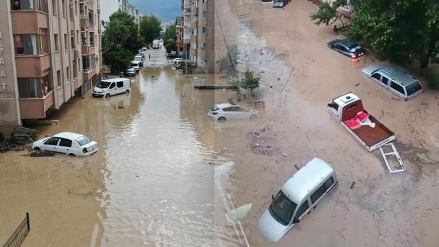 Kastamonu'da şiddetli sağanak! Ev ve iş yerlerini su bastı, vatandaşlar tahliye edildi