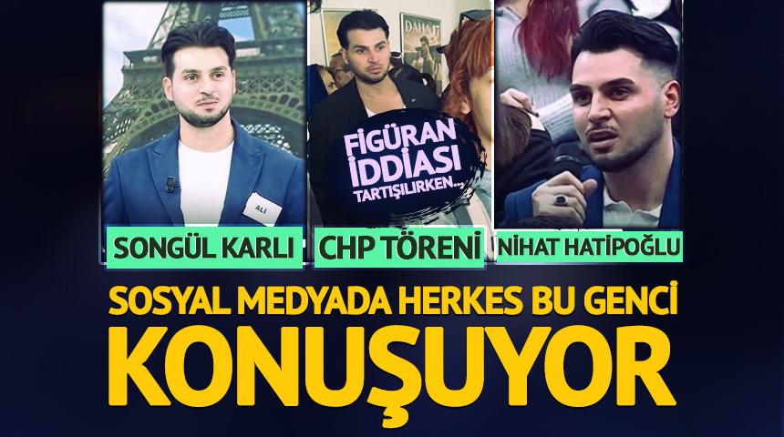 "CHP törenindeki genç tanıdık çıktı" iddiası