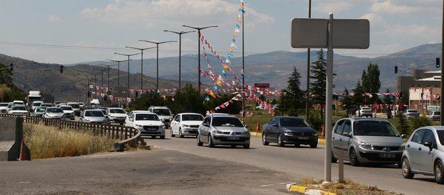 Kırıkkale'de bayram trafiği hava ve karadan denetleniyor