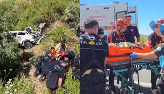 Son dakika | Biri hamile! Antalya'da 7 kişili ara&ccedil; u&ccedil;uruma yuvarlandı: 5 &ouml;l&uuml;, 2 yaralı