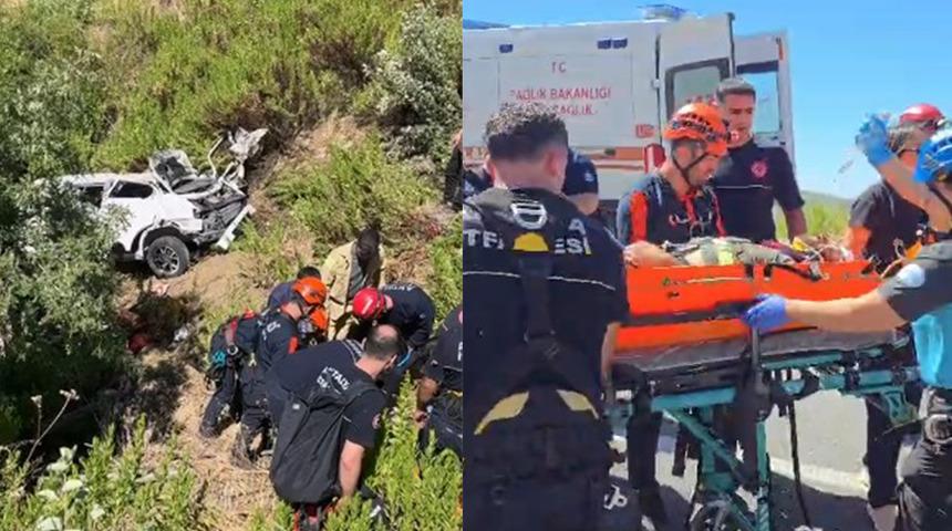 Son dakika | Biri hamile! Antalya'da 7 kişili ara&ccedil; u&ccedil;uruma yuvarlandı: 5 &ouml;l&uuml;, 2 yaralı