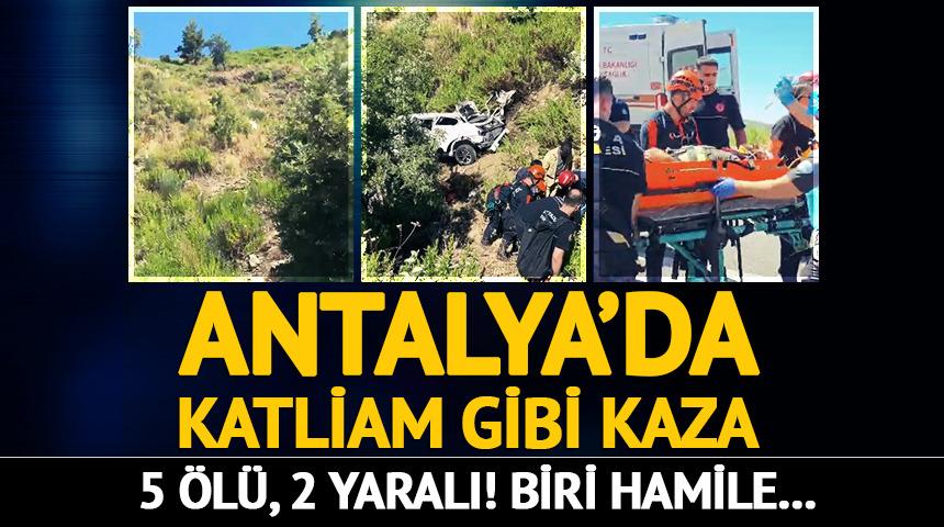 Antalya'da katliam gibi kaza