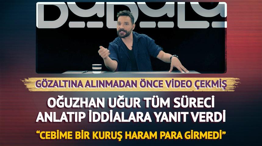Gözaltına alınmadan önce video çekmiş! Oğuzhan Uğur'dan 6 Şubat açıklaması... Yaşananları anlattı