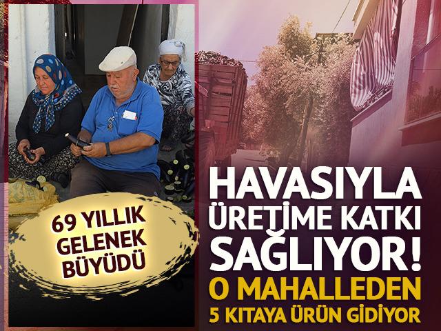 O mahalleden 5 kıtaya ihracat! Binlerce kişi bu &uuml;retimle ge&ccedil;iniyor