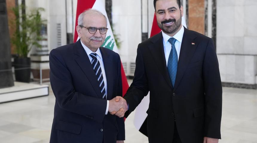 L&uuml;bnan Başbakanı Selam, Irak Başbakanı Zeydi ile g&ouml;r&uuml;şt&uuml;