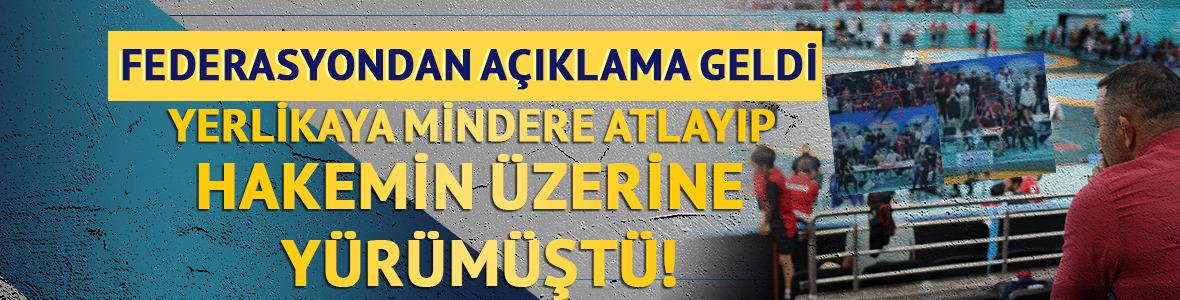 Hamza Yerlikaya mindere atlayıp hakemin üzerine yürümüştü! Federasyondan açıklama geldi