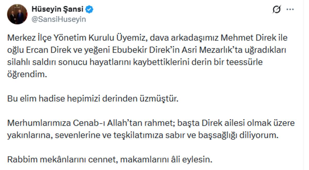 Batman da katliam! Mezarlıkta 3 kişinin cansız bedeni bulundu: AK Partili y&ouml;netici hayatını kaybetti 5