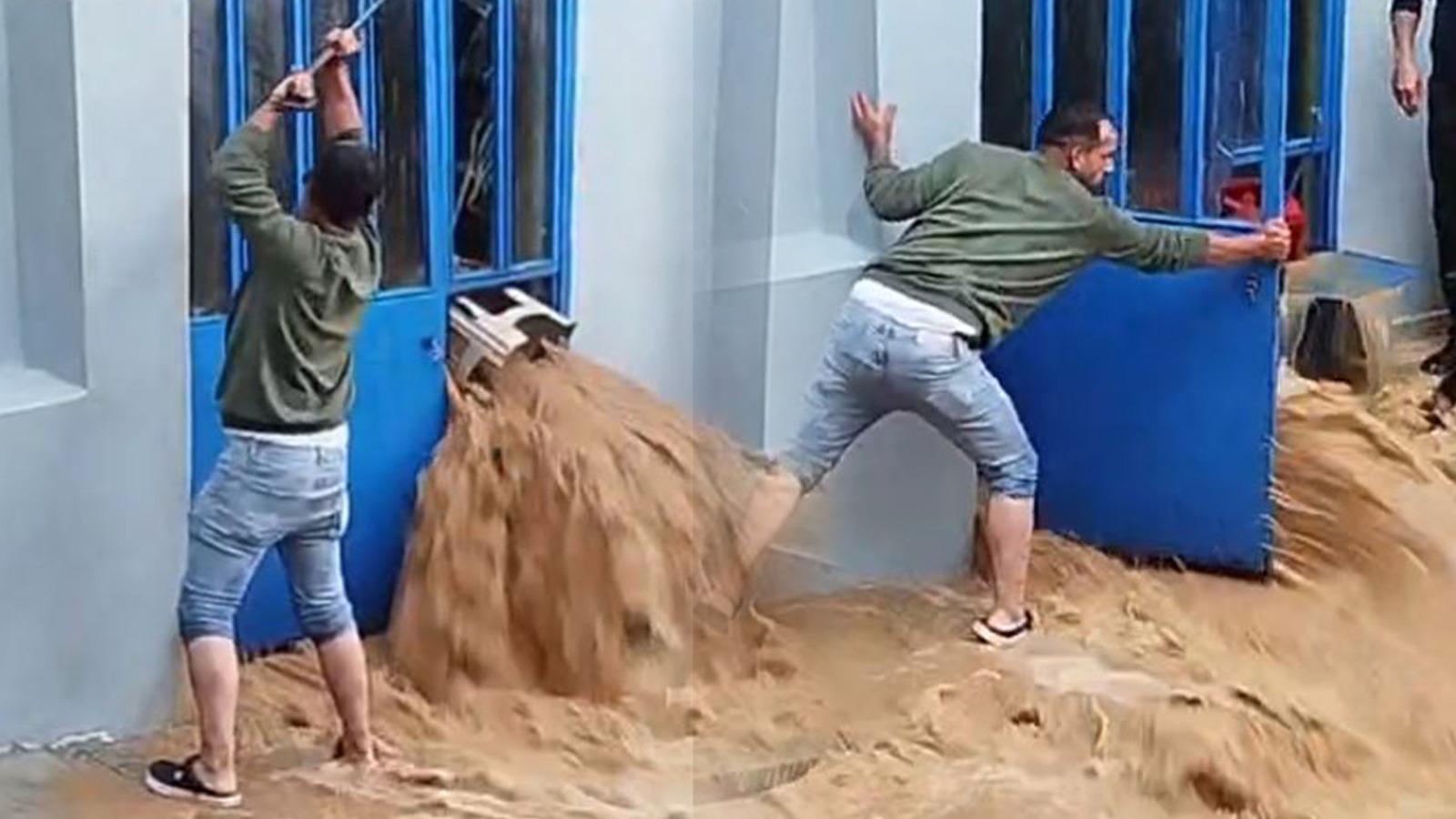Kastamonu'da sağanak kabusa döndü! 12 kişi tahliye edildi, köy yemekhanesini su bastı