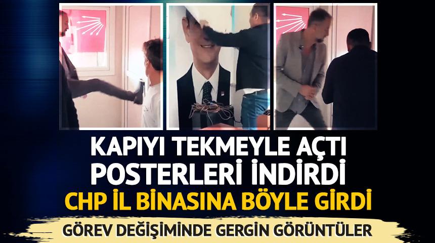 CHP Düzce'de gergin görüntüler