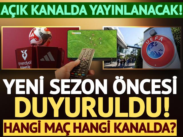 2025/2026  Sezonunda; Hangi LİG Hangi Kanalda Yayınlana...