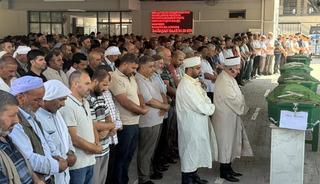Serinlemek i&ccedil;in girdikleri denizde can vermişlerdi! 4 kişi feryatlarla son yolculuğuna uğurlandı