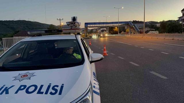 Düzce’de 165 araç trafikten men edildi