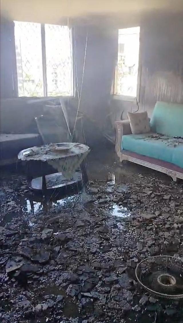 Apartman dairesinde &ccedil;ıkan yangın s&ouml;nd&uuml;r&uuml;ld&uuml; 3