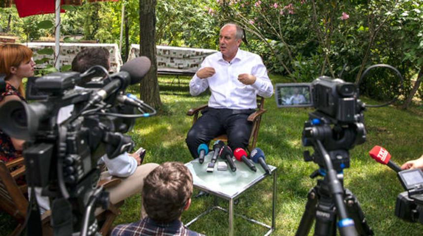 Evinin bahçesini yabancı gazetecilere açtı! Erdoğan'nın HDP videosuna İnce'den sert tepki