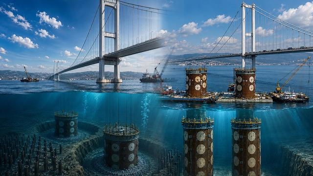 Körfezin 40 metre altında dev operasyon: 5 katlı bina yüksekliğinde