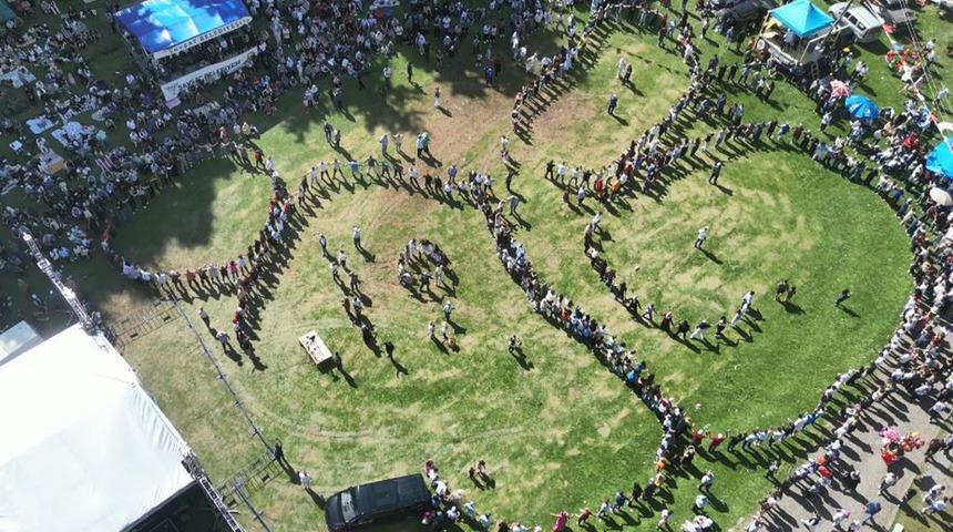 2 bin rakımlı Sahara Yaylası'nda festival: Dev horon halkası dikkat &ccedil;ekti