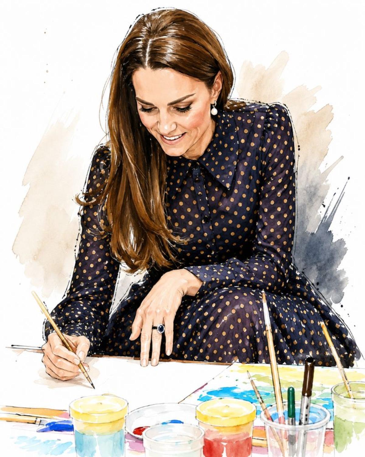 Prenses Kate Middleton ın boyama kitabı 2