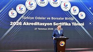 TOBB’da 73 oda ve borsaya sertifika verildi