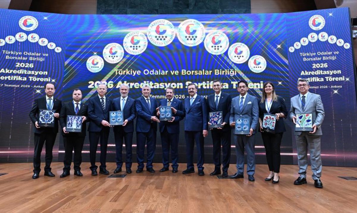 TOBB&rsquo;da 73 oda ve borsaya sertifika verildi 1
