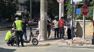 Elektrikli bisiklet motosikletle çarpıştı: 2 yaralı