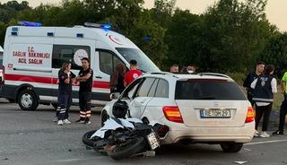 Zonguldak'ta motosikletle otomobilin &ccedil;arpıştığı kazada 1 kişi &ouml;ld&uuml;