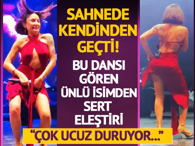 Melek Mosso'nun dansına &uuml;nl&uuml; isimden sert eleştiri