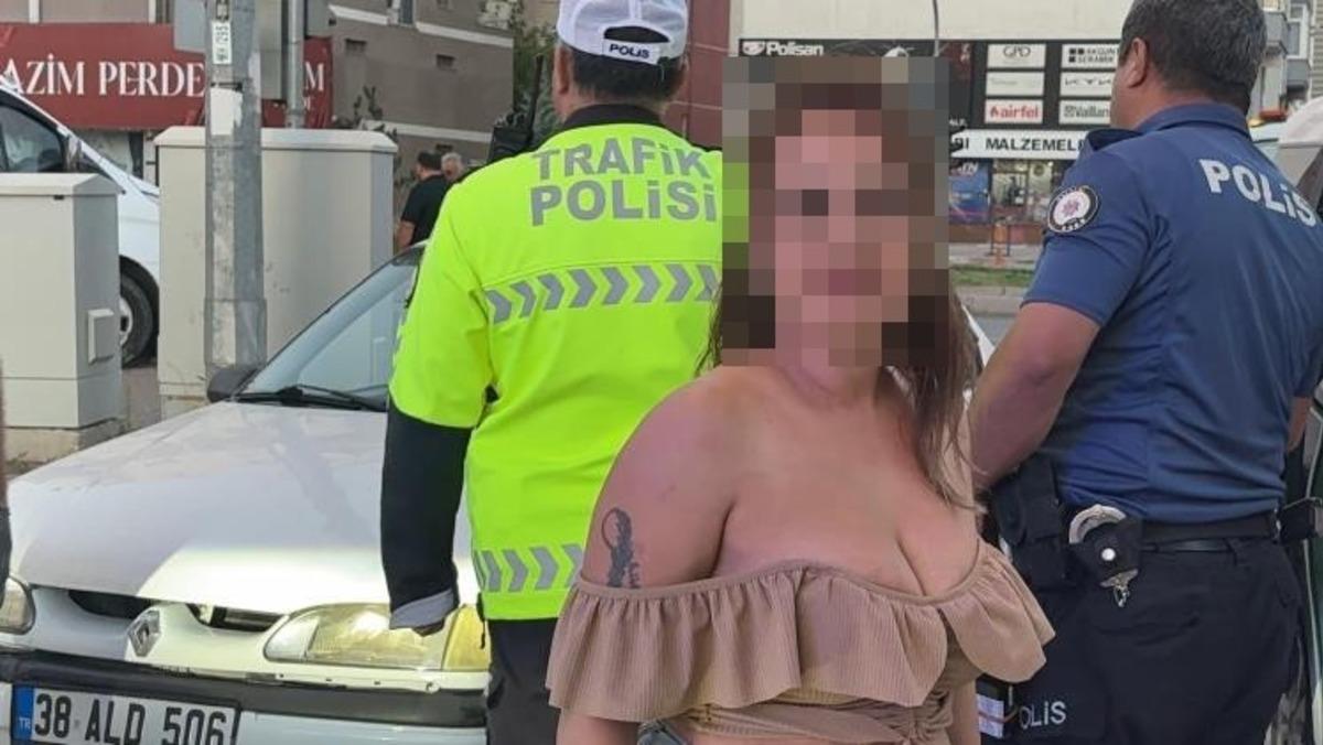 Polisin sabrını zorladı, gazeteciye demediğini bırakmadı! 3