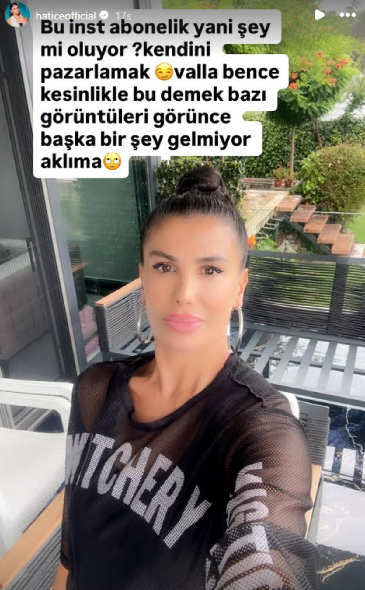 Hatice abonelik sistemi a&ccedil;anları hedef aldı!  Kendini pazarlamak...  2