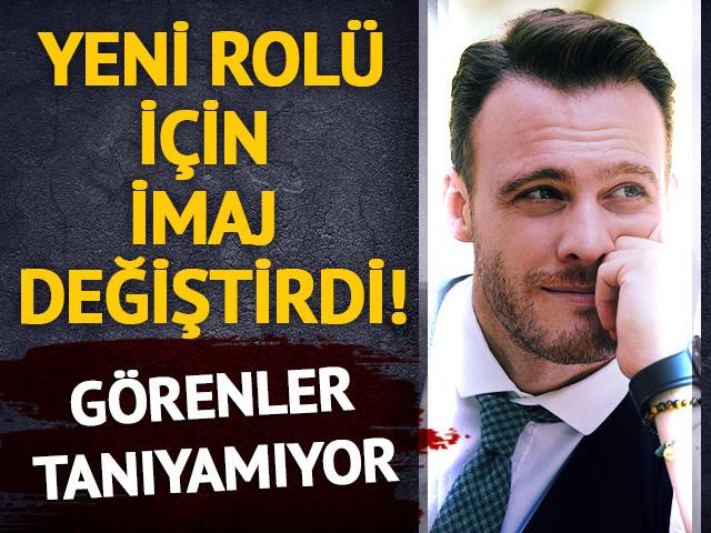 Kerem B&uuml;rsin yeni rol&uuml; i&ccedil;in imaj değiştirdi! G&ouml;renler tanıyamıyor