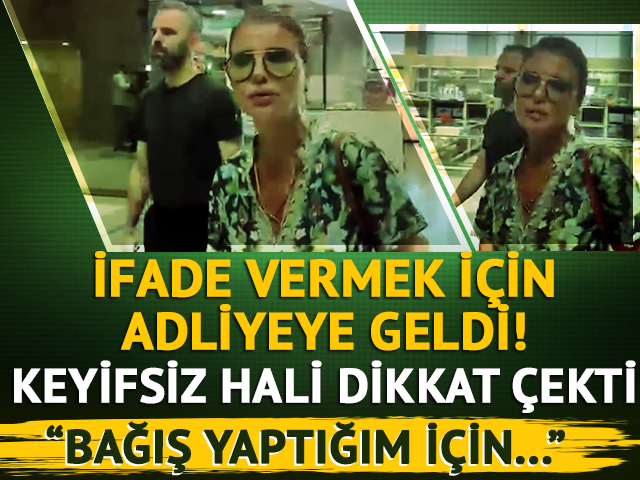 G&uuml;lben Ergen ifade vermek i&ccedil;in adliyede! "Ben de kendimi mağdur hissediyorum"