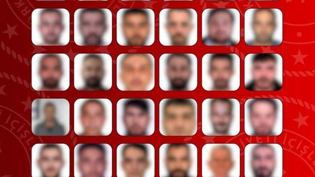 Kırmızı bültenle aranan 27, ulusal seviyede aranan 38 kişi yakalandı