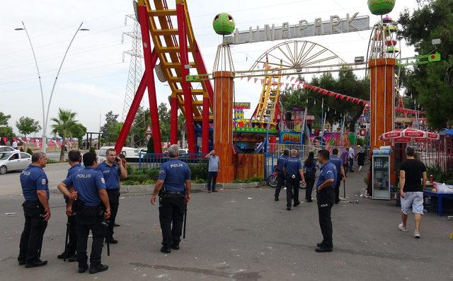 Lunaparkta dönme dolap kavgası: 5 yaralı