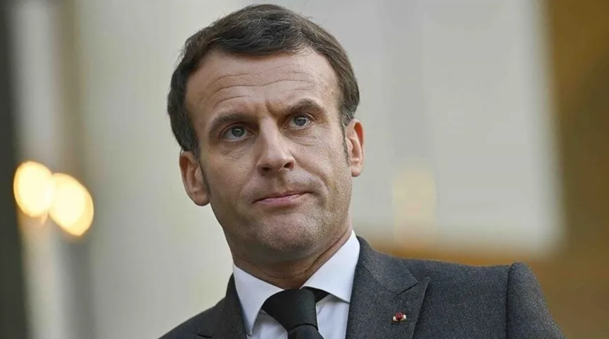 Macron'dan T&uuml;rkiye'ye yangın s&ouml;nd&uuml;rme u&ccedil;ağı i&ccedil;in teşekk&uuml;r